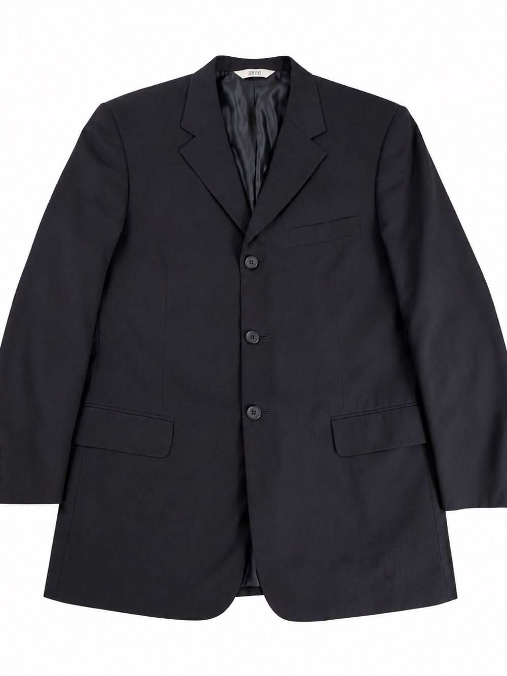 Classic VERSINI Black Single-Breasted Blazer 48R- see additional photos